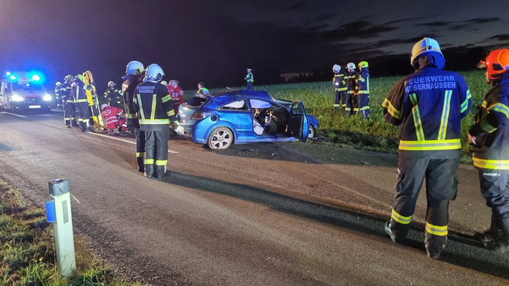 Verkehrsunfall in Waldzell