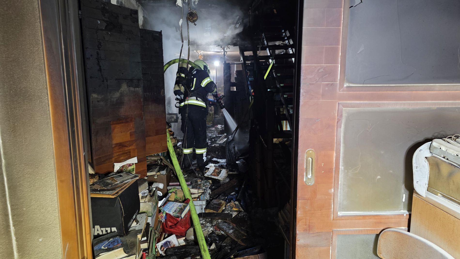 Wohnhausbrand in der Burgwegerstraße